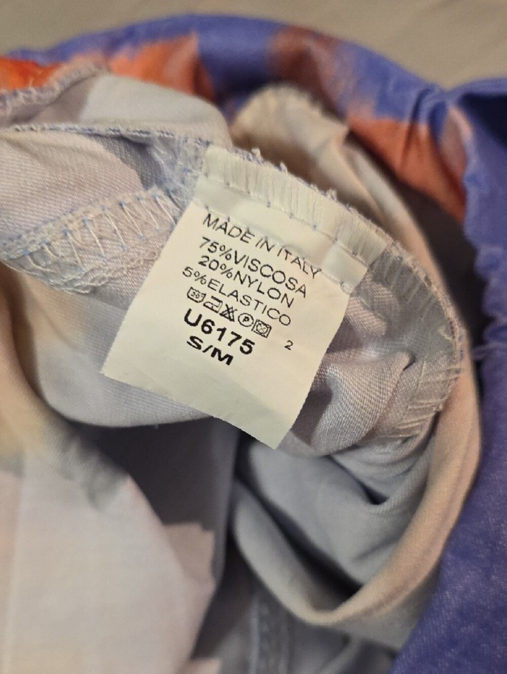 Bella Amore Italy Wanderlust Painted Pants / Sz Sml-Med / Front & Back Pockets - Picture 8 of 12